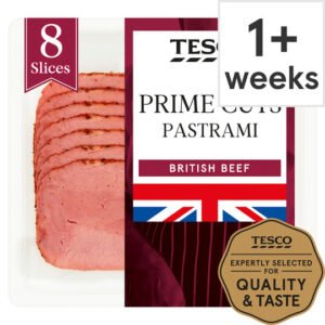 Tesco British Pastrami Slices 100G