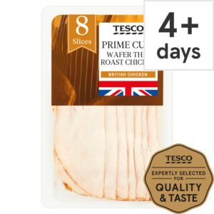Tesco British Wafer Thin Roast Chicken 125G